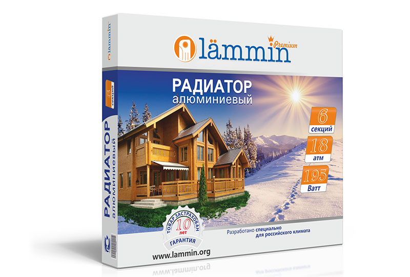 Фото товара Радиатор Lammin Premium AL-500/80. Изображение №2