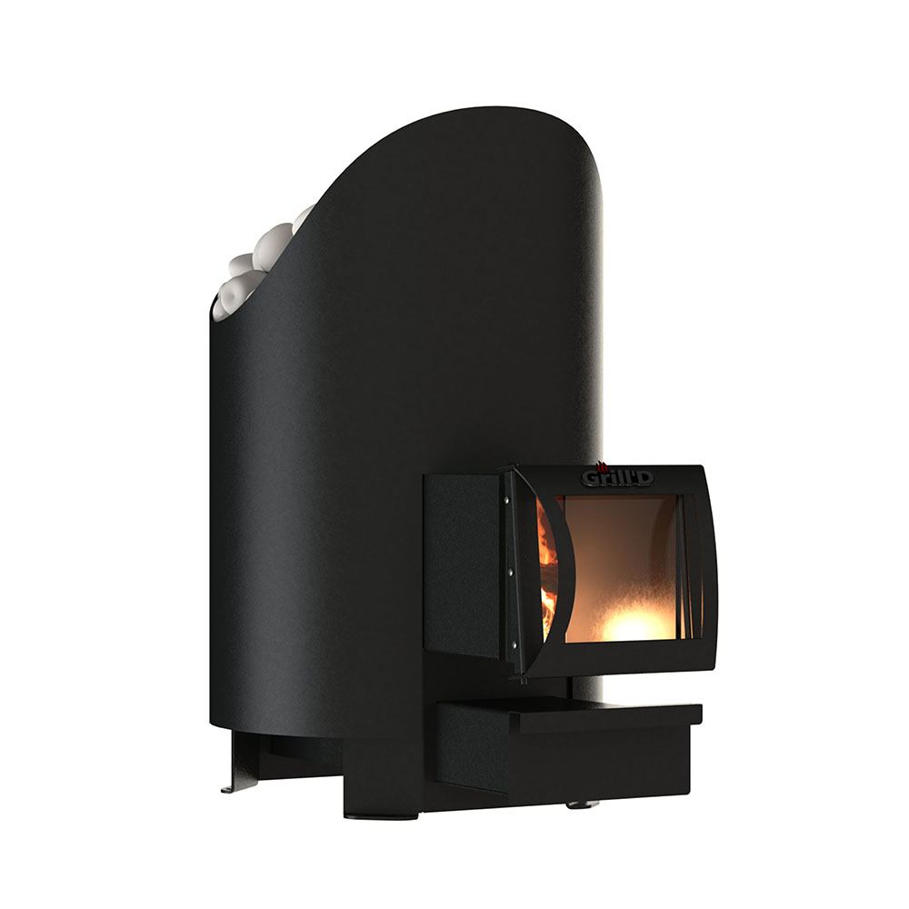Печь банная Grill'D Aurora 180 long black
