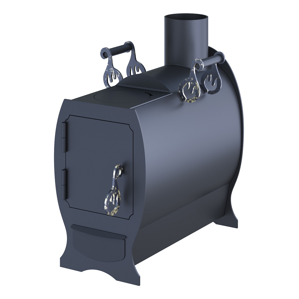 Отопительная печь Царь-Печи Буржуйка мини с комфоркой (8 мм)